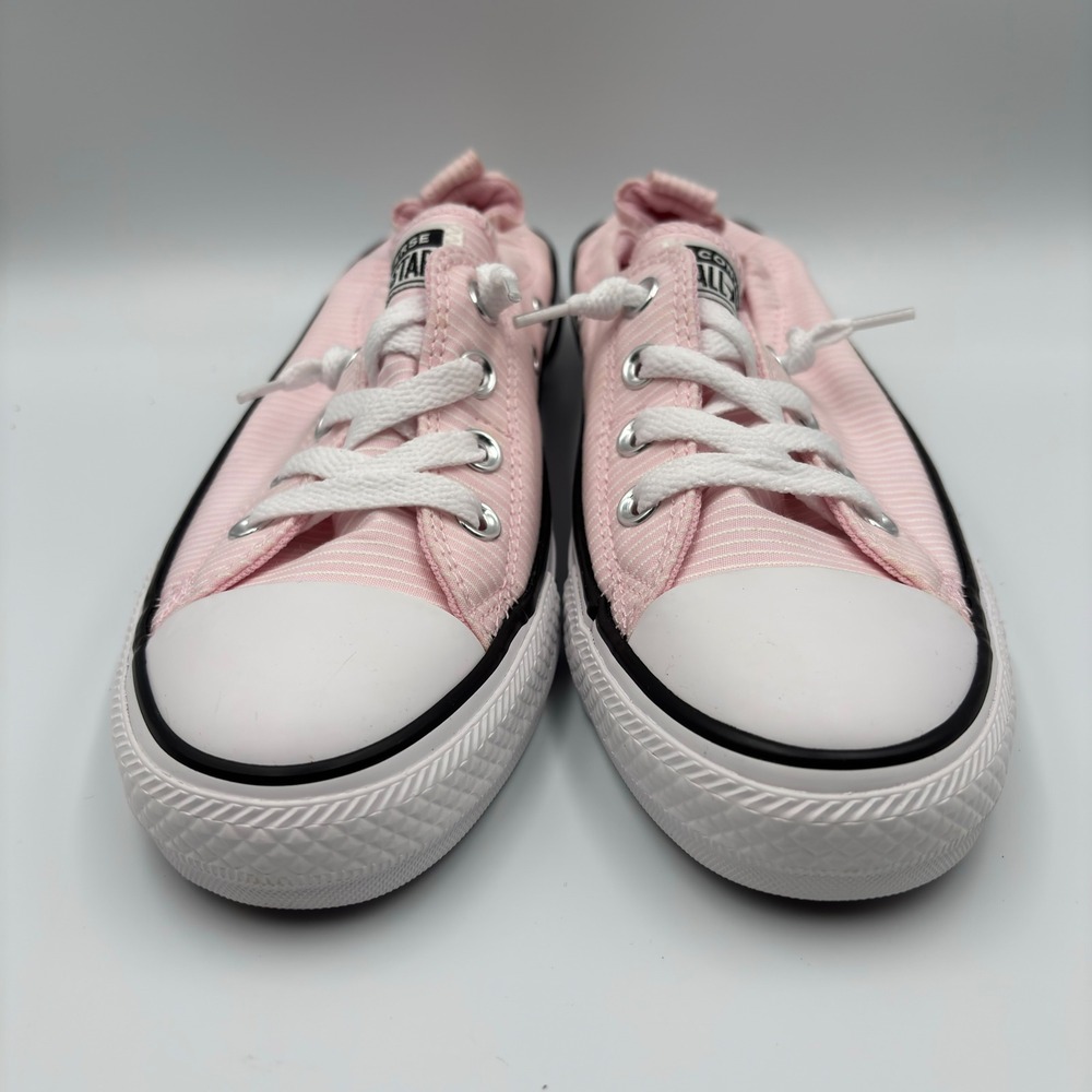 Converse Light Pink Canvas Low-Top Sneakers - Picture 3 of 12